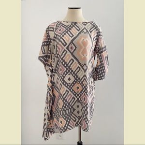 Zero Maria Cornejo Asymmetric Silk Tunic Dress